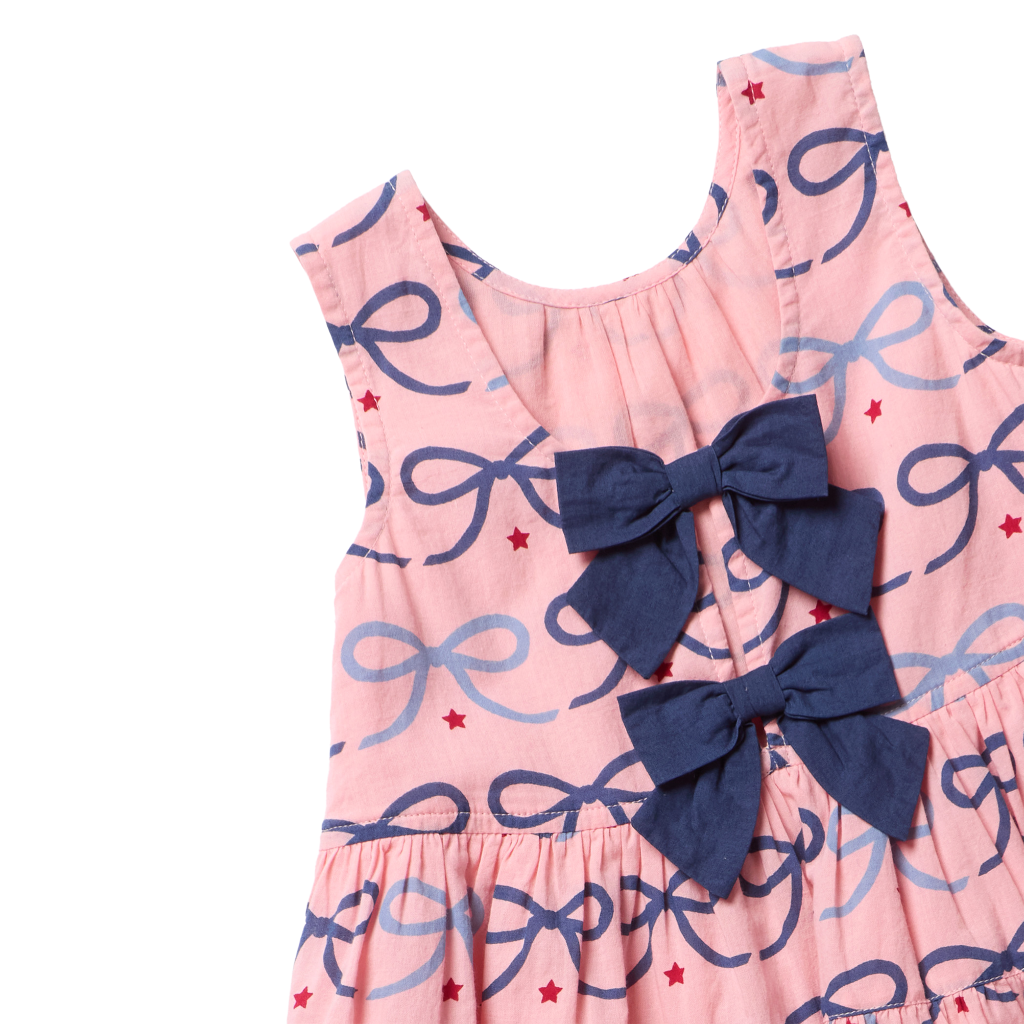 pink chicken bow dress Girls Eloise Dress