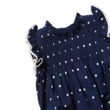 Baby Girls Jaipur Bubble - Navy Dot
