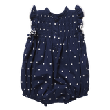 Baby Girls Jaipur Bubble - Navy Dot