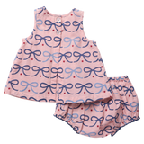 Baby Girls Jaipur 2-PC Set - Pink Bows