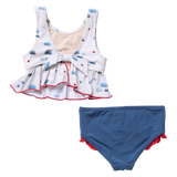 Girls Palmer Tankini - Small Crabs