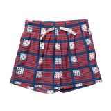 Baby Boys Swim Trunk - Navy Flag