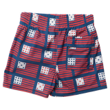 Boys Swim Trunk - Navy Flag