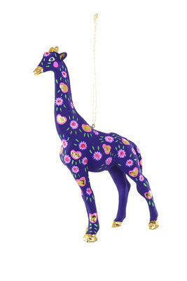 Ornament - Floral Giraffe