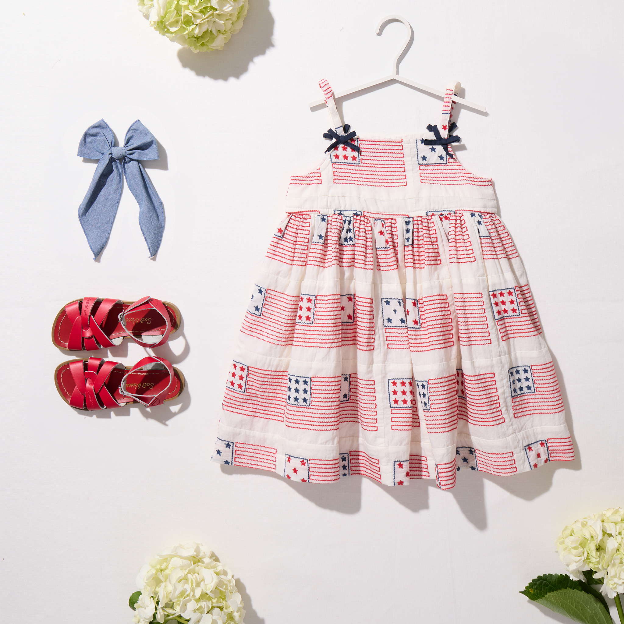 pink chicken flag dress Pink Chicken Girls' Dresses