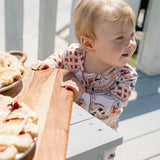 Baby Ruffle Bamboo Romper - Grandmas Pie
