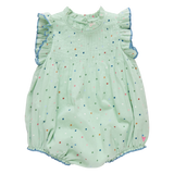 Baby Girls Jaipur Bubble- Pastel Green Polka Dot