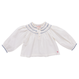 Girls Ava Top - Antique White