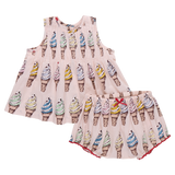 Baby Girls Jaipur 2-PC Set - Pink Soft Serve