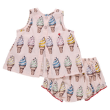 Baby Girls Jaipur 2-PC Set - Pink Soft Serve