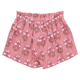 Girls Theodore Short - Pink Strawflower