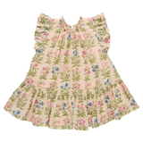 Girls Harper Dress - Leafy Floral