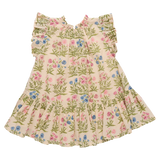 Girls Harper Dress - Leafy Floral