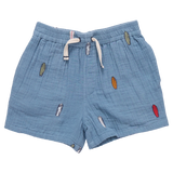 Boys Calvin Short - Surfboard Embroidery