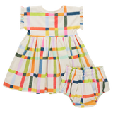 Baby Girls Adaline Dress Set - Multi Tattersall