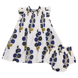 Baby Girls Stevie Dress - Navy Buttercup Floral