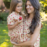 Womens Misha Top - Tossed Strawberries