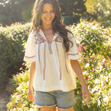 Womens Luca Top - Antique White
