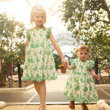 Baby Girls Cynthia Dress Set - Kelly Green Eyelet