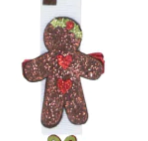Christmas Popper Clip - Gingerbread