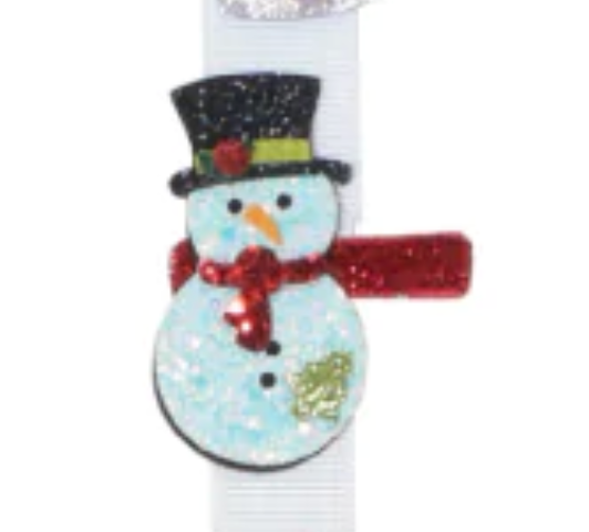 Christmas Popper Clip - Snowman