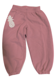 Vintage Washed Pineapple Sweatpant - Pink Chicken Pink