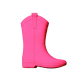All Weather Rubber Cowboy Boots - Atomic Pink