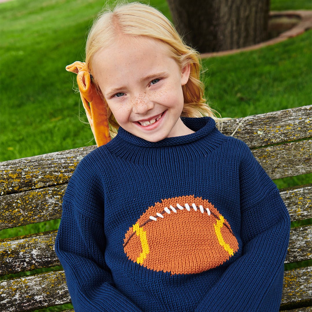 Classic Sweater - Football | Pink Chicken