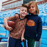 Classic Sweater - Football | Pink Chicken