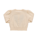 Baby Girls Constance Sweater - Scalloped Heart