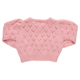 Girls Sadie Sweater - Pink