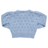 Girls Sadie Sweater - Light Blue