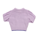 Girls Haven Sweater - Purple Bow
