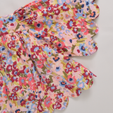 Baby Girls Scallop Misha 2-Piece Set - Burgundy Sketched Floral