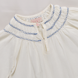 Girls Ava Top - Antique White