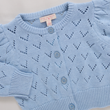 Girls Sadie Sweater - Light Blue