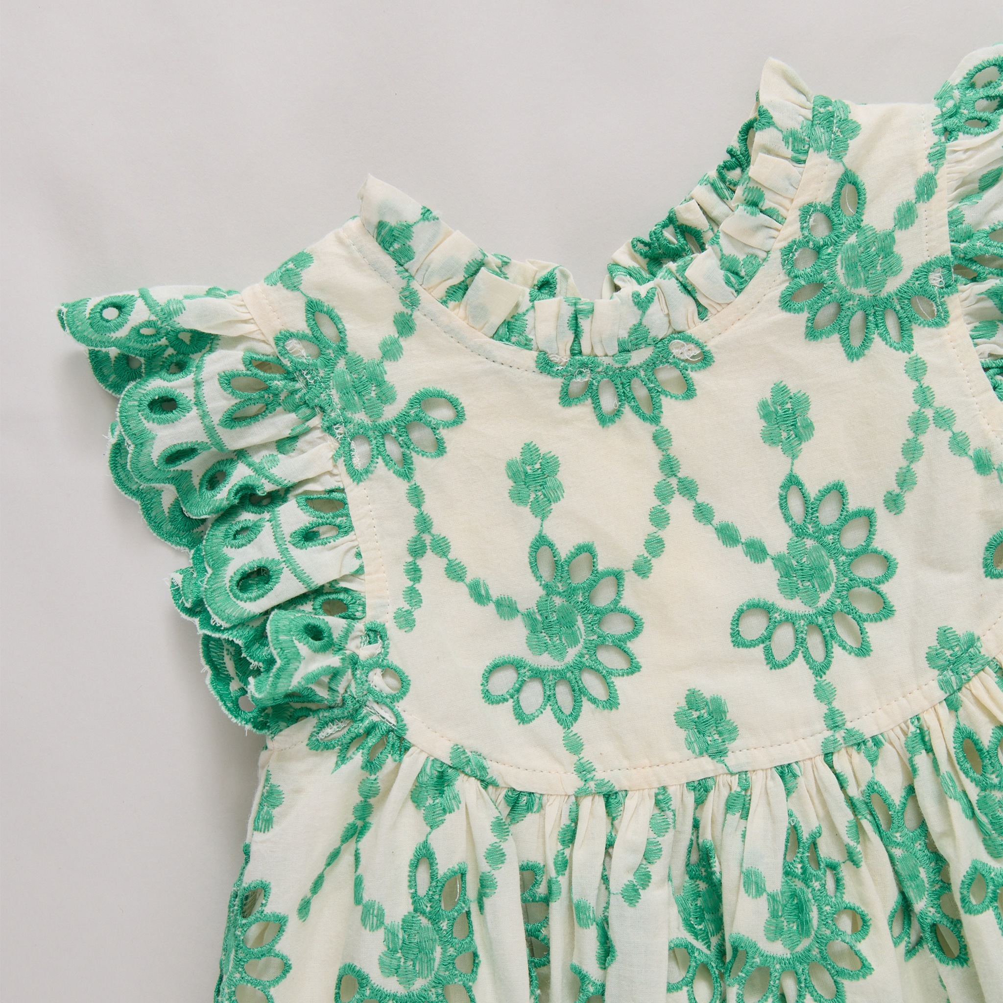 Baby Girl's Cynthia Dress Set - Kelly Green Eyelet 18-24m Baby Girl's Cynthia Dress Set - Kelly Green Eyelet 18-24m