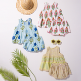 Baby Girls Jaipur 2-PC Set - Citrus Garden Border