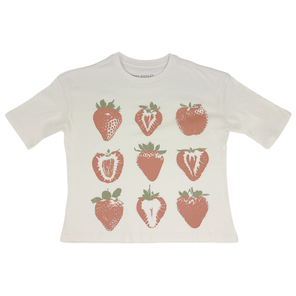 Strawberry Fields Super Tee - Natural – Pink Chicken