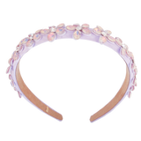 Crystal Flower Headband - Lavendar