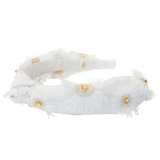 Daisy Headband - White