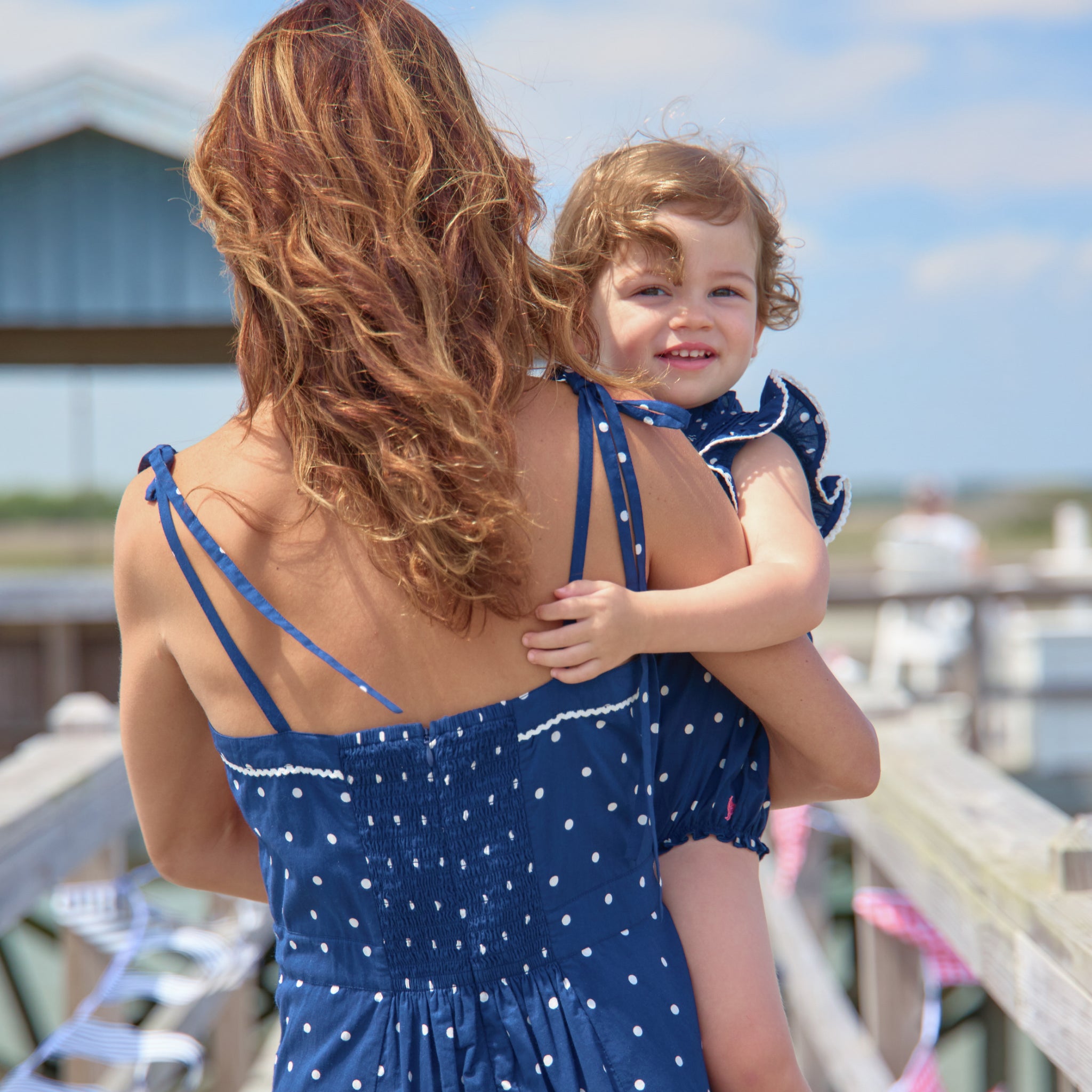 Womens Marilyn Dress | Navy Dot Womens Marilyn Dress | Navy Dot