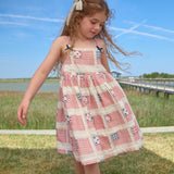 Girls Tia Dress - flag embroidery