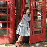 Girls Maribelle Dress - Blue Climbing Floral | Pink Chicken