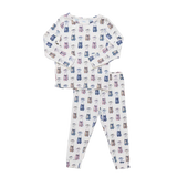 Kids Bamboo PJ Set - Ballet Slippers