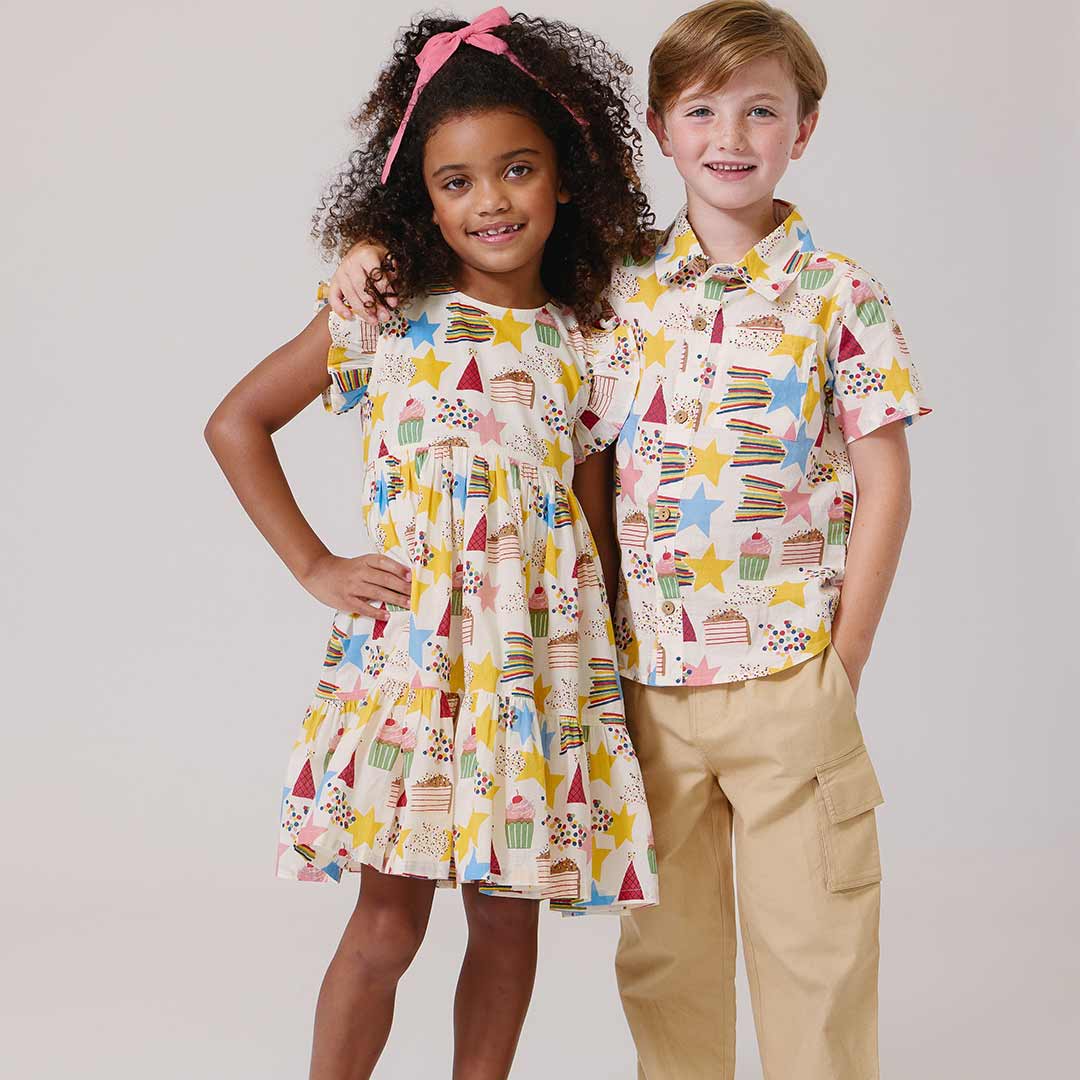 Girls Jennifer Dress | Birthday Star | 8Y Girls Jennifer Dress | Birthday Star | 8Y
