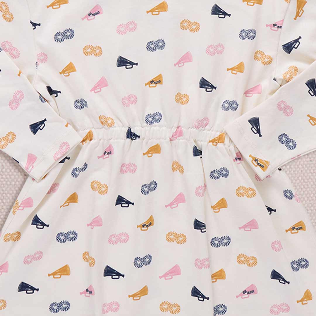 Playground Long Sleeve Dress - Cheerleading | Pink Chicken