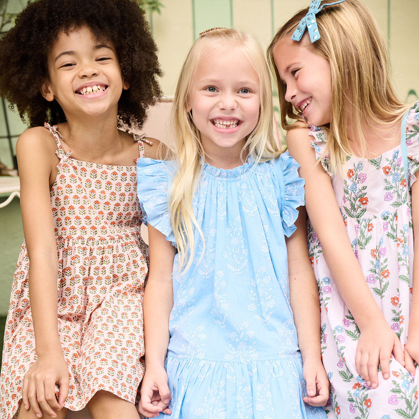 Girls Elsie Dress - Parade Stripe Pink Chicken Girls Elsie Dress - Parade Stripe Pink Chicken