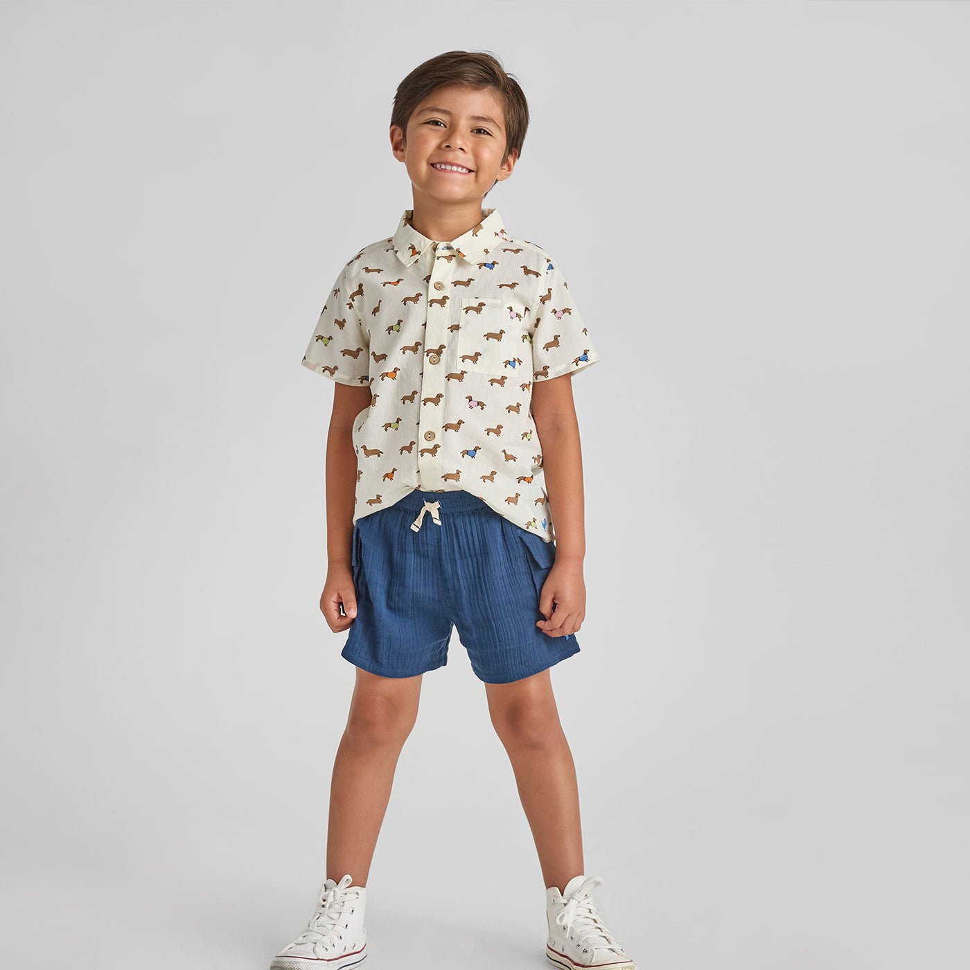 Girls Ava Top - Antique White – Pink Chicken