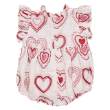Baby Girls Jennifer Bubble - Heart Quilt Embroidery